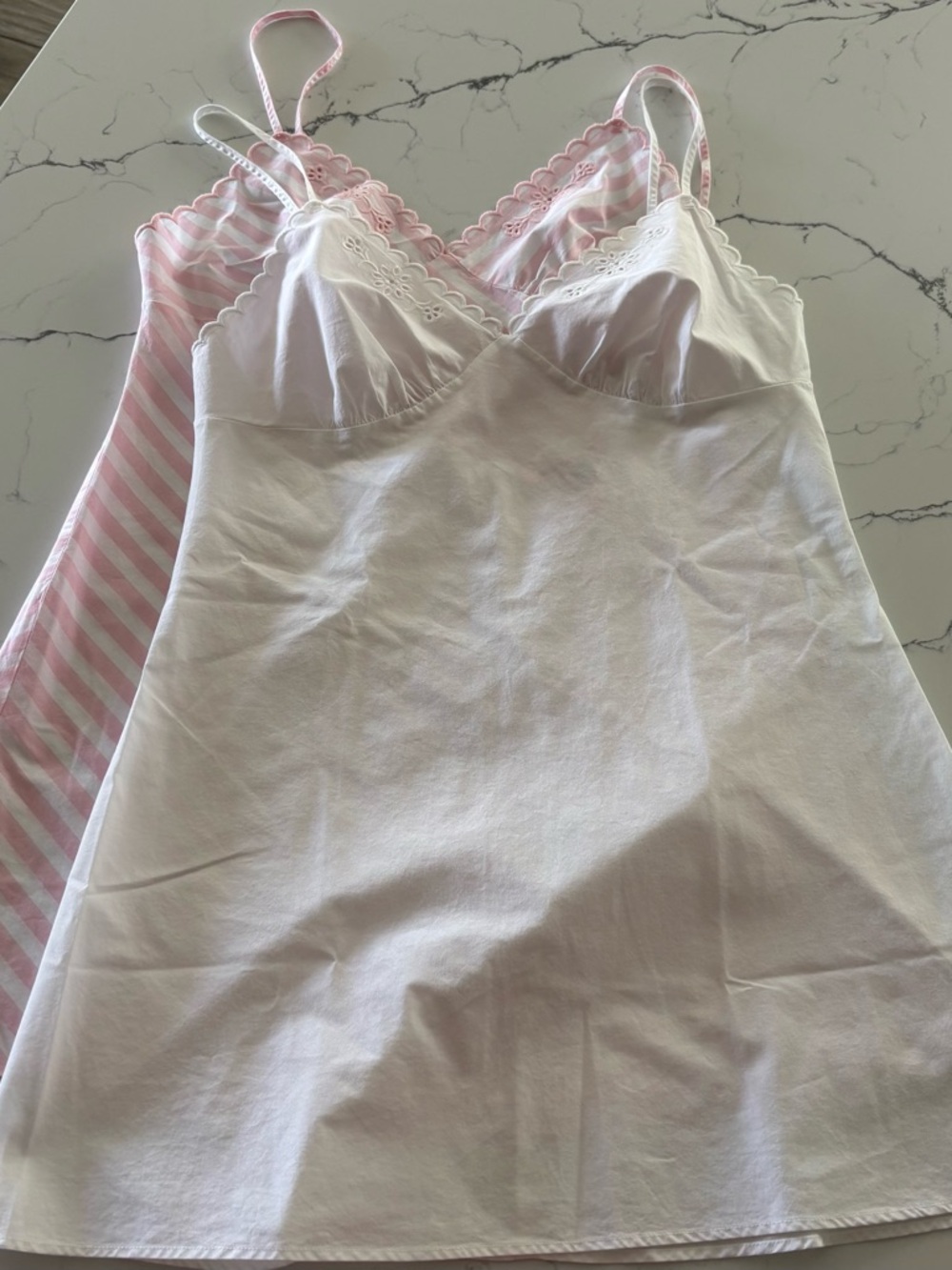 Victoria's Secret Lace-Trim Mini Slip. - Picture 7 of 16
